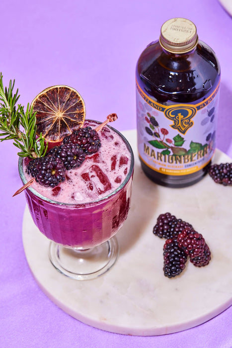 Portland Syrups - Marionberry Syrup 12oz - cocktail / mocktail beverage mixer