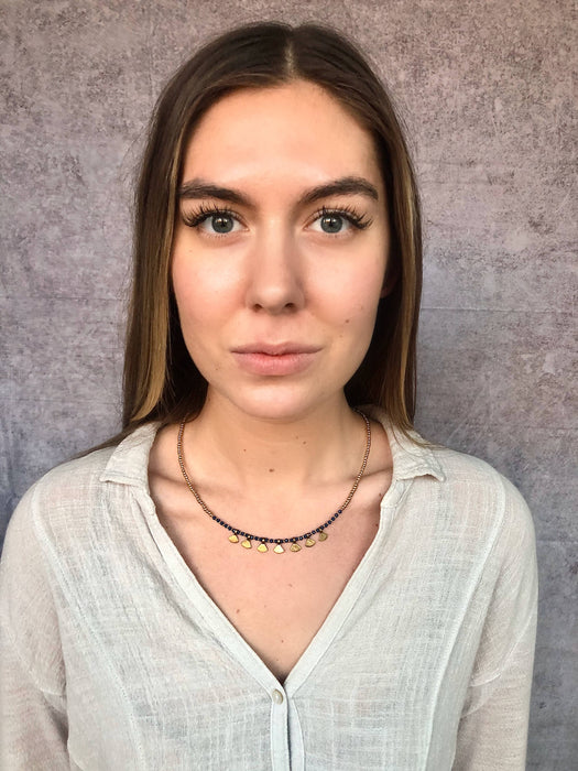 Baizaar - Triangle Drop Color Necklace