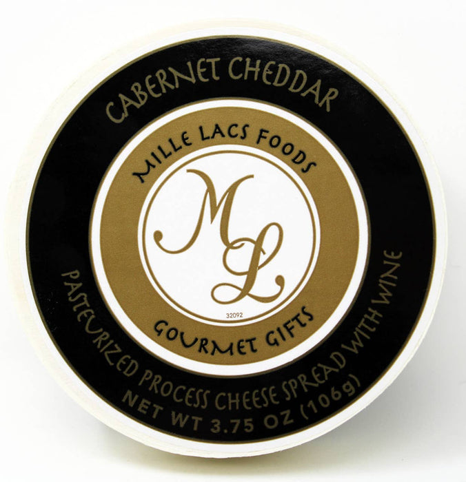 Northwoods Food and Gift Enterprises Mille Lacs Cabernet Cheddar Wine Cheese Hoop