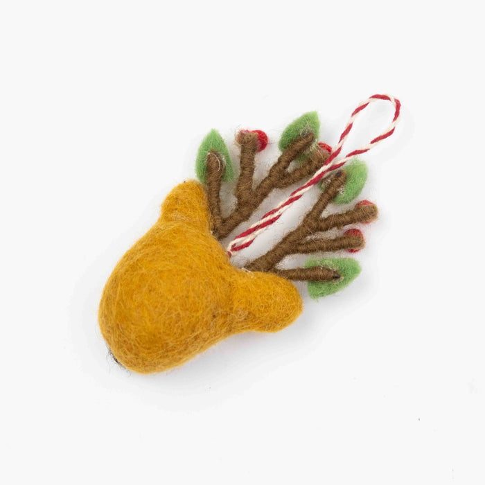 The Winding Road - Ornament - Spotted Reindeer Head - NEW!