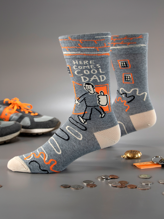 Blue Q - Here Comes Cool Dad Men's Socks