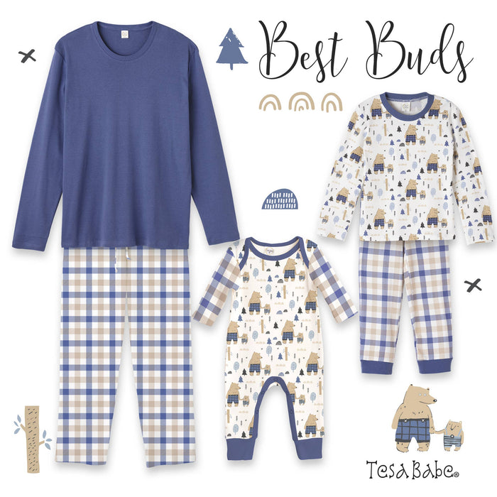 Tesa Babe: Baby Boy's Best Buds Bamboo Romper: Newborn