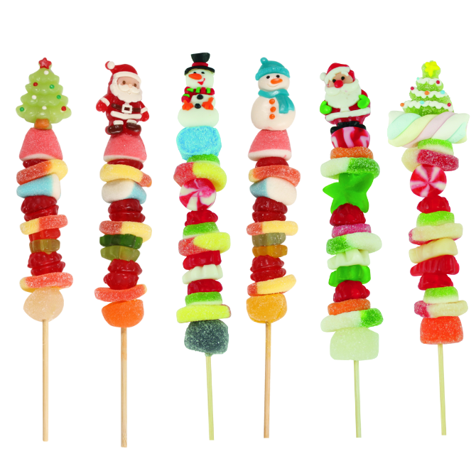 Coblentz Chocolate Company - Christmas Gummy Kabobs