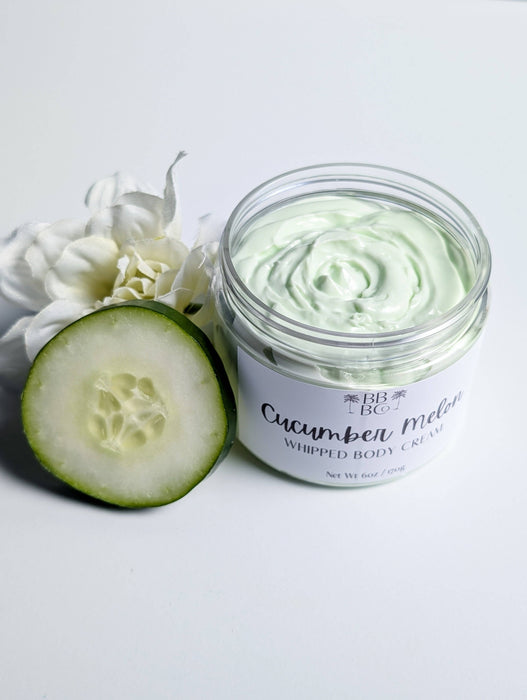 Beachy Bubbles Bath Co - Cucumber Melon Whipped Body Cream - Spring 2026