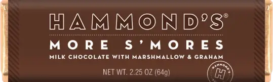 Hammond's Candies - More S'mores Milk Chocolate Candy Bar