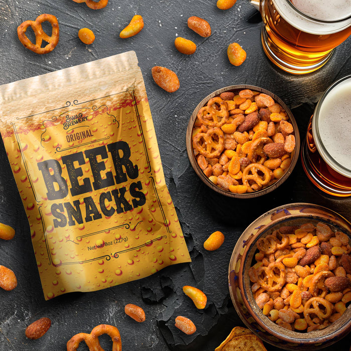 Swag Brewery - Beer Snacks - Gourmet Mix of Nuts Gift Set