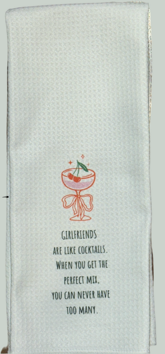 Camas Creations Kitchen Towel with a Variety of Entertaining Designs