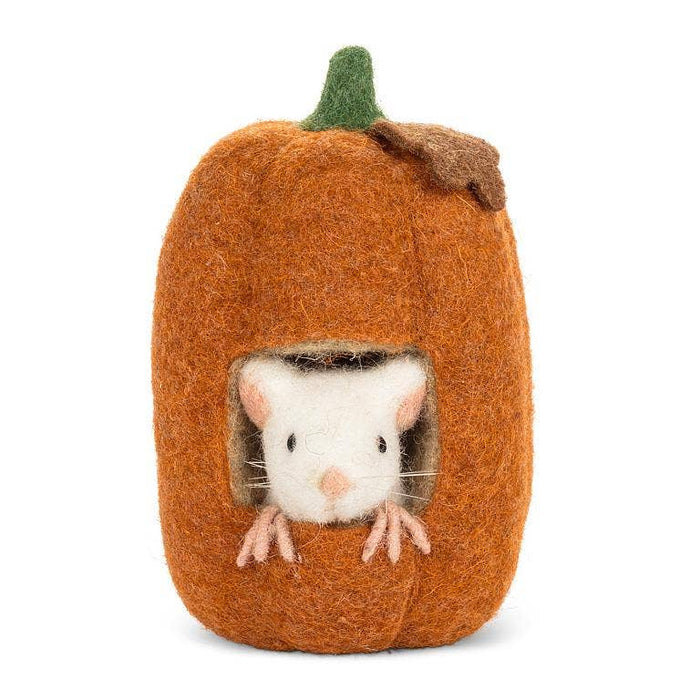 Abbott - Mouse in Tall Pumpkin-6.5"H