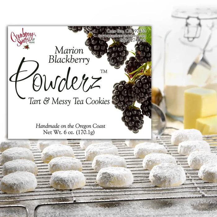 Cranberry Sweets & More - Powderz Tart and Messy Marion Blackberry Tea Cookies