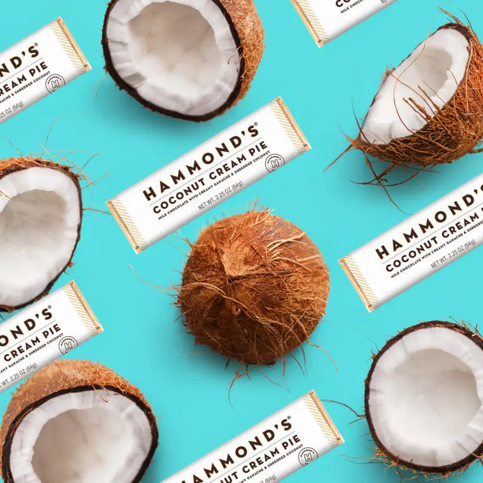 Hammond's Candies - Candy Bar - Milk Chocolate - Coconut Cream Pie - 2.25 oz
