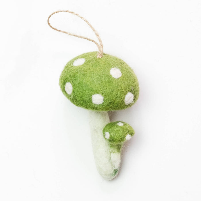 The Winding Road - Felt Mushroom Ornaments