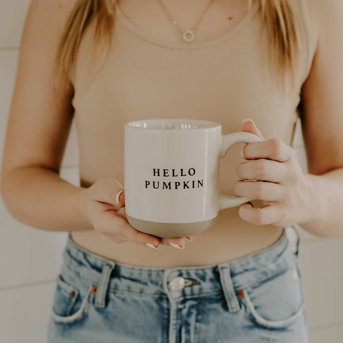 Sweet Water Decor - Hello Pumpkin Stoneware Coffee Mug