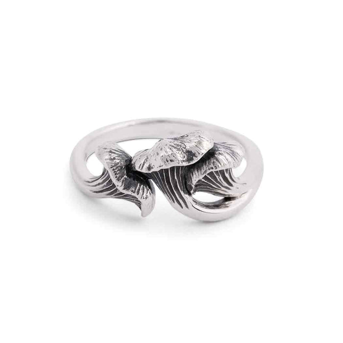 Nina Designs - Sterling Silver or Bronze Chanterelle Mushroom Ring