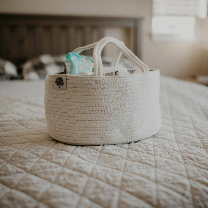 Parker Baby Co. Rope Diaper Caddy