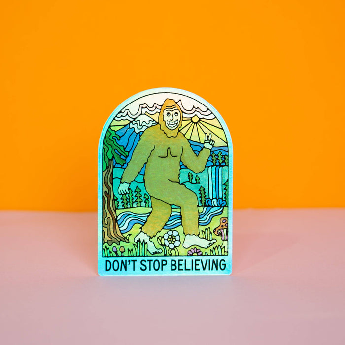 Tender Loving Empire - Don't Stop Believing Bigfoot Sticker