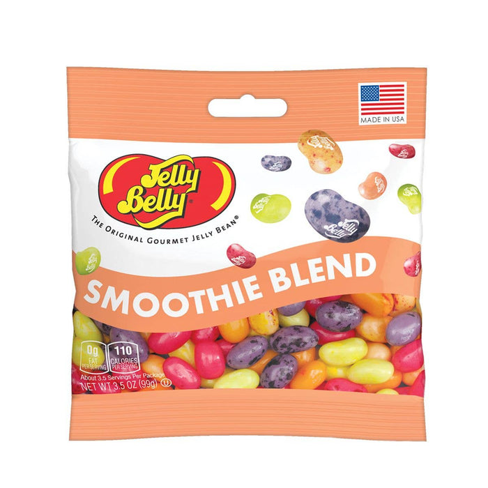 Grandpa Joe's Candy Shop - Jelly Belly Smoothie Blend Jelly Beans Peg Bags, 12ct