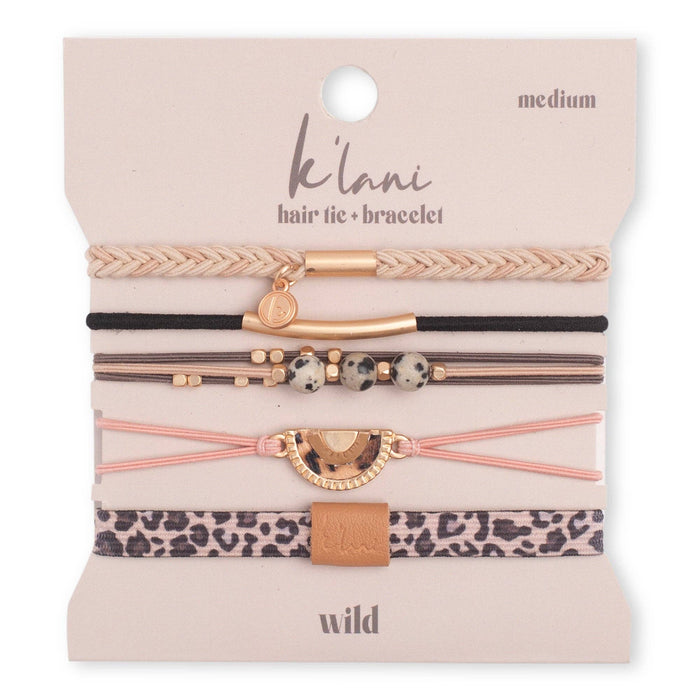 K'Lani hair tie bracelets - Wild Hair Tie Bracelets