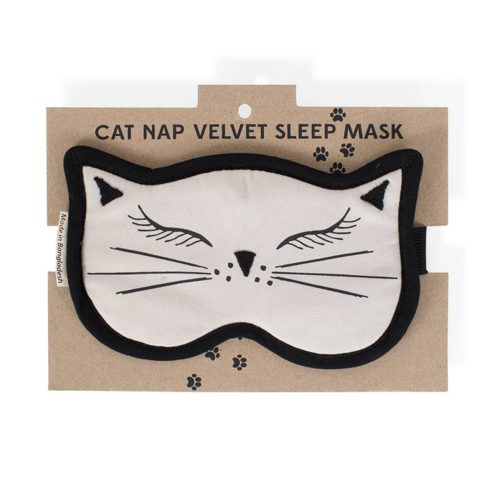 Ten Thousand Villages - Cat Nap Velvet Sleep Mask