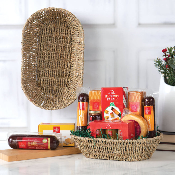 Willow Group - Oval Seagrass Bowl Basket 14"