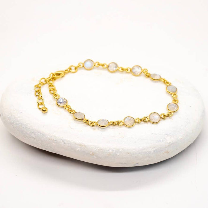 Baizaar - Stone Chainlink Bracelet