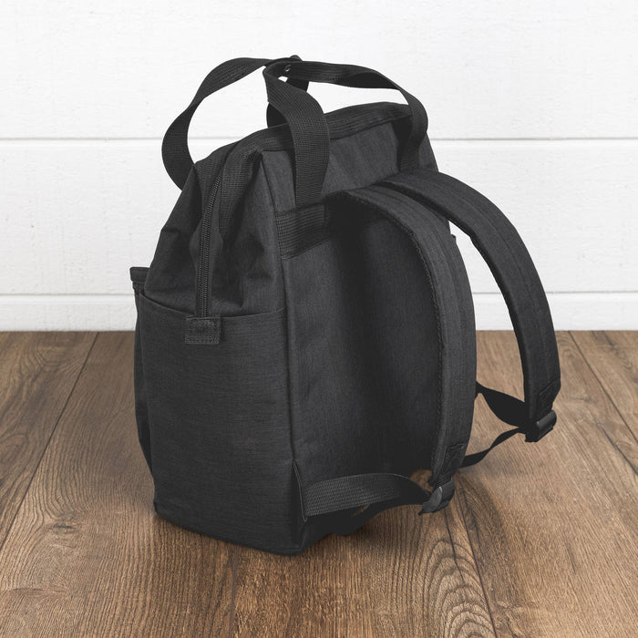 Picnic Time Family of Brands - 15 Can Backpack Cooler, (Heathered Black)