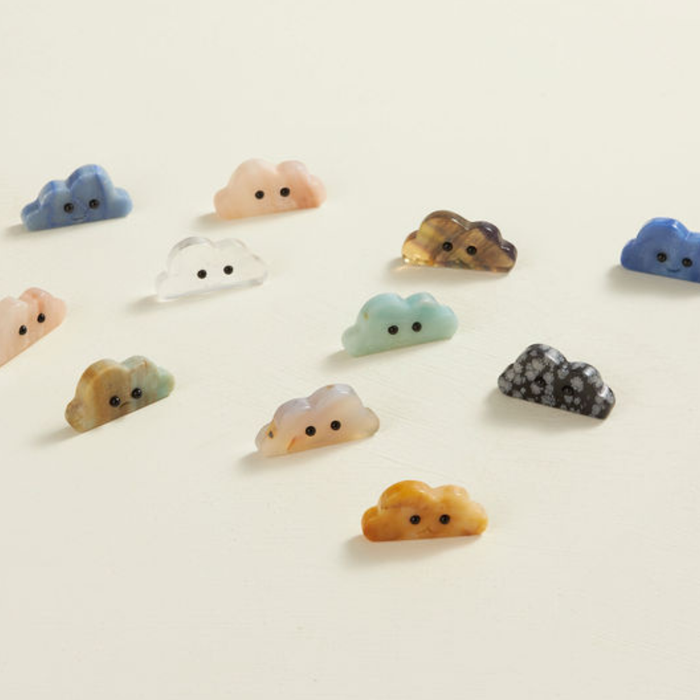 GeoCentral - Crystal Cloud Friend Assortment - Pet Rocks