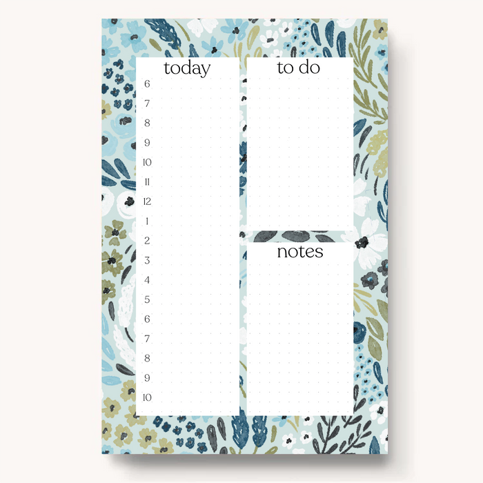 Elyse Breanne Design - Floral Daily Planner Notepad