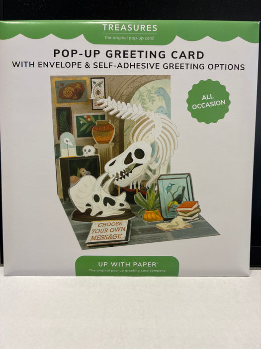 Up With Paper Pop-Up Greeting Card - All Occasion (Treasures)