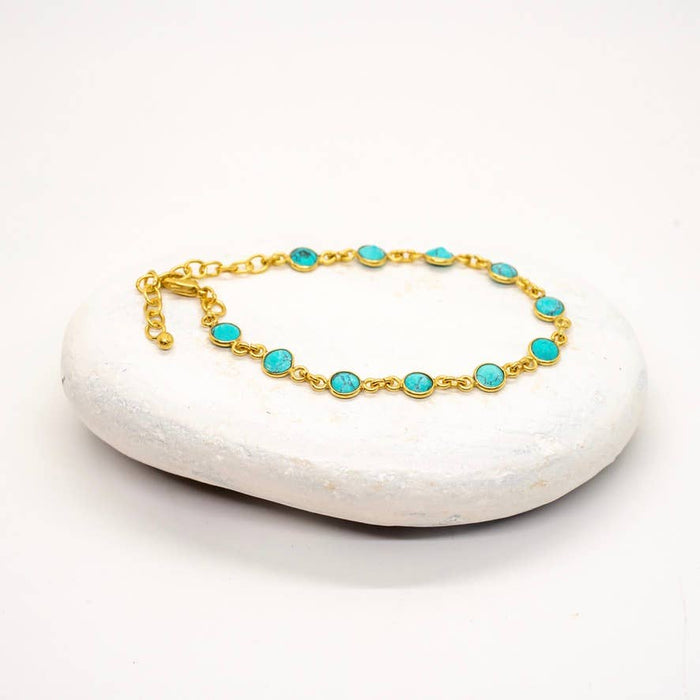 Baizaar - Stone Chainlink Bracelet
