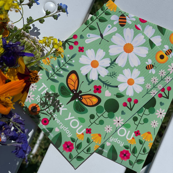 Bentley Seed Co. - Thank You Today Everyday - Pollinator Flower Mix Seed Packets