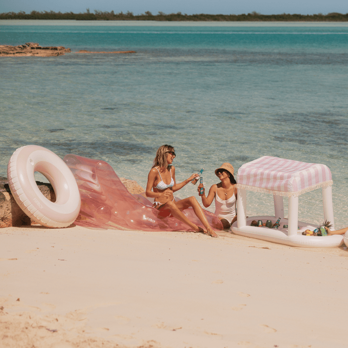 FUNBOY - Pink Striped Tube Float