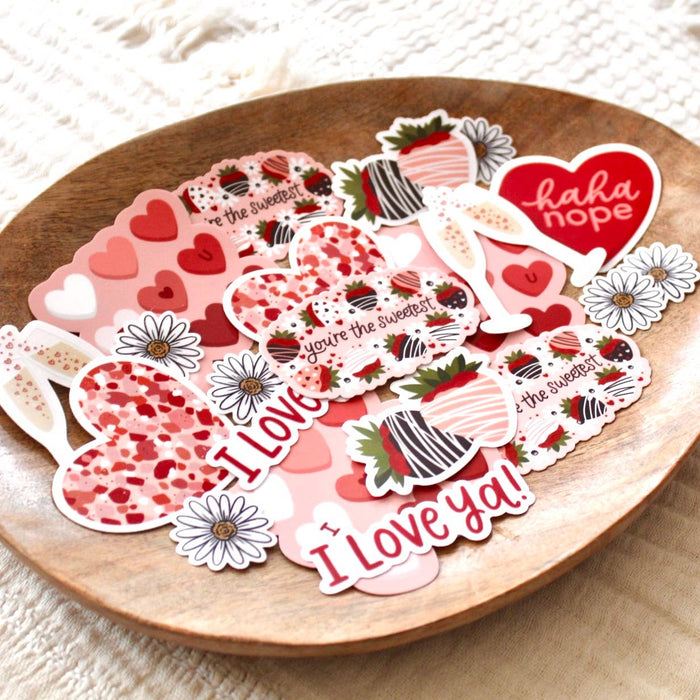 Elyse Breanne Design - You're the Sweetest Strawberry Sticker 3.25x2in Valentine's