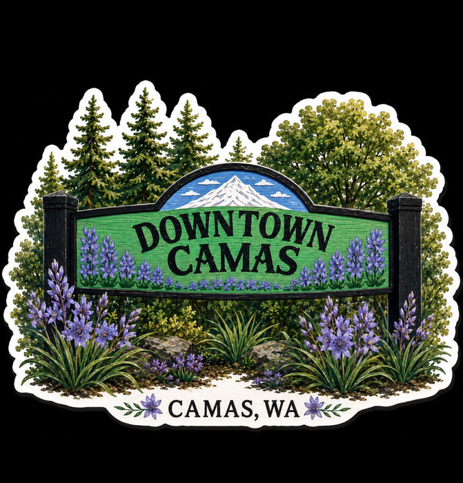 Downtown Camas Sticker