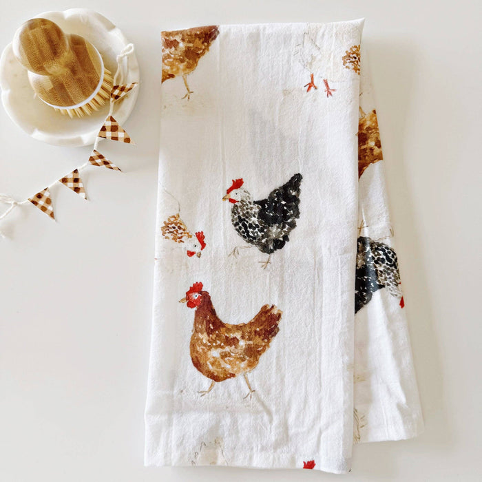 emily lex studio - Chickens tea towel