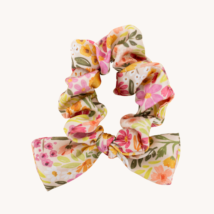 Elyse Breanne Design - Primrose Petals Satin Scrunchie