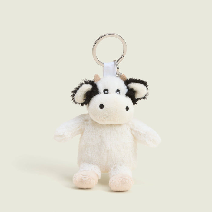 Warmies: America’s Favorite Microwave Plush Brand - Black & White Cow Keyring sensory Squishy fun teen trendz