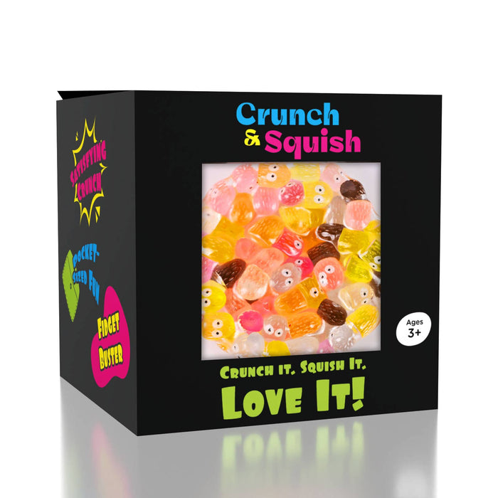 Showcase - Crunch & Squish Candy Series Crunchy Squishy Stress Ball Fidget Toy (1pc) Color Ships Assorted