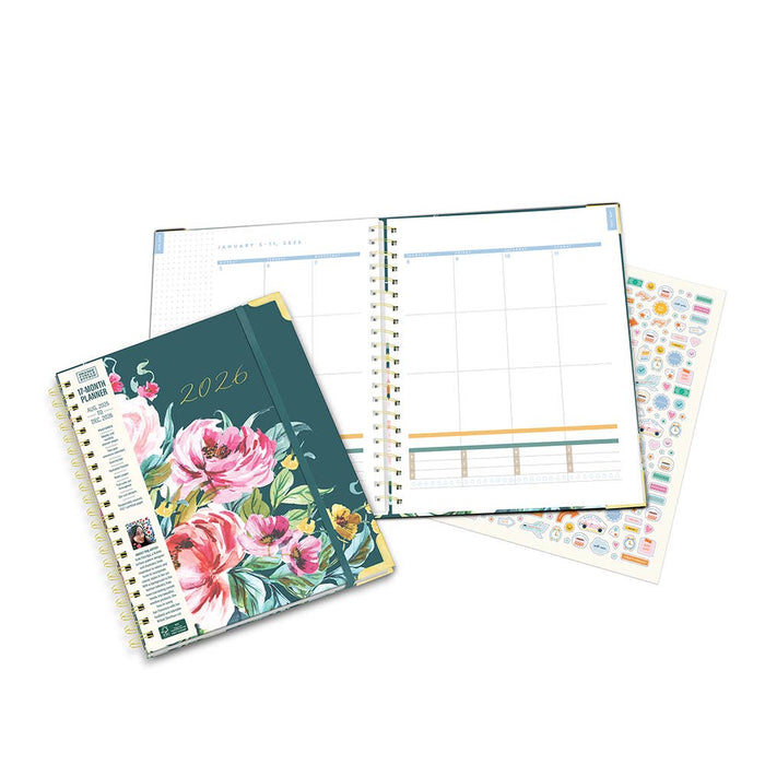 Studio Oh! - 2026 Bella Flora Extra-Large Spiral Planner