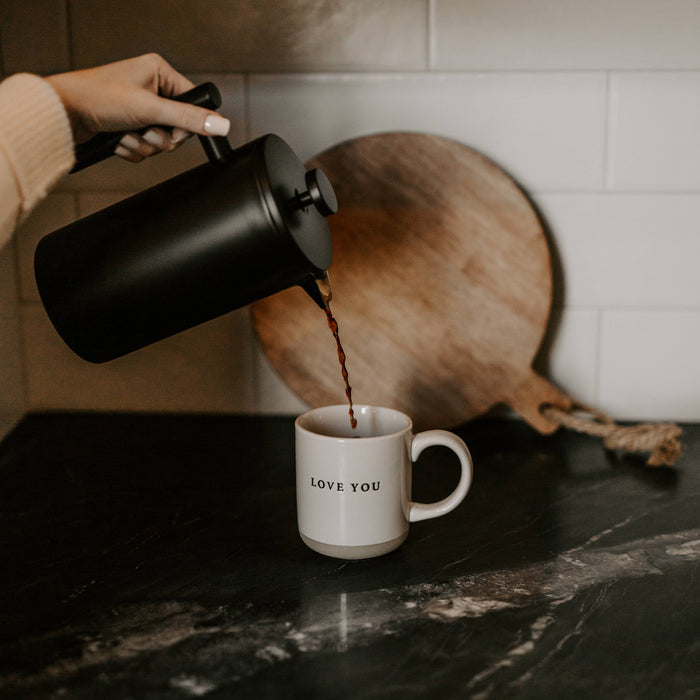 Sweet Water Decor Love You Stoneware Coffee Mug