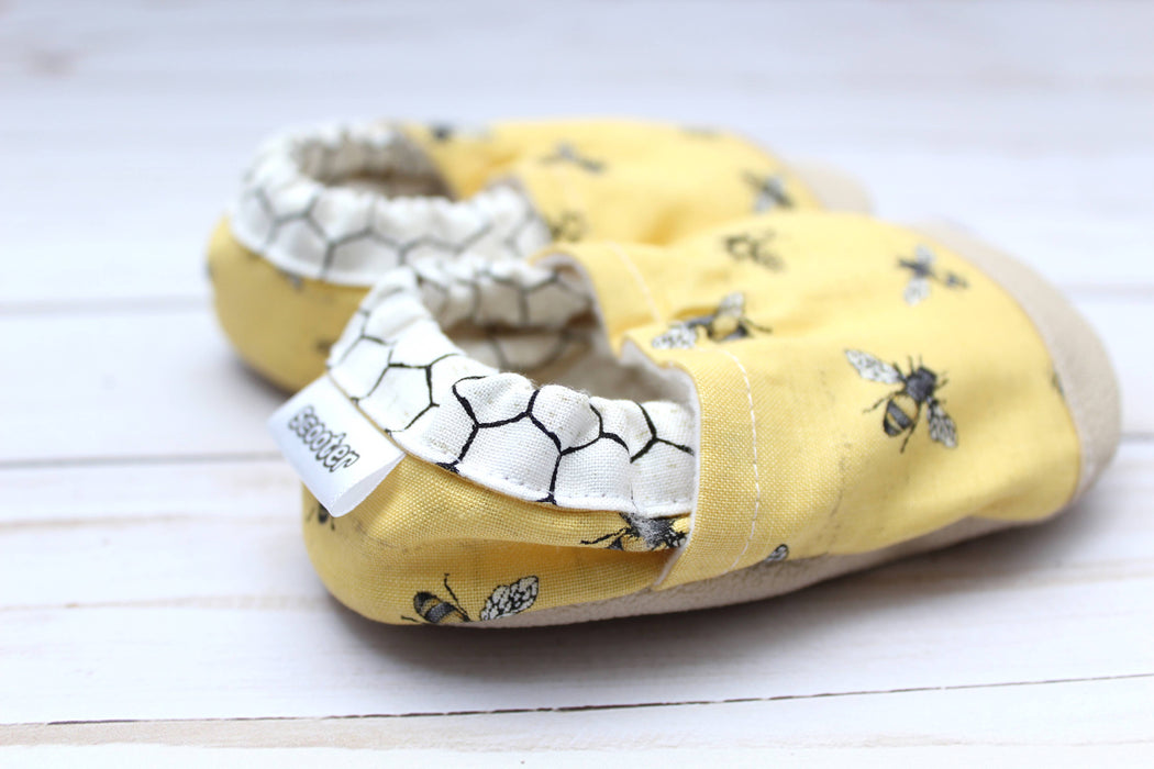 Scooter Booties Honey Bee Baby Shoes