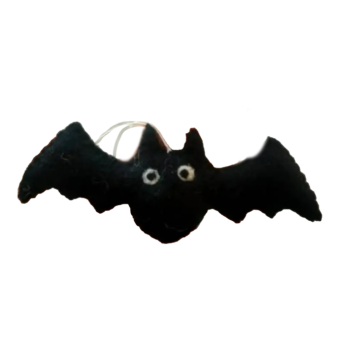 The Winding Road - Ornament - Felt Bat - Halloween Decor - NEW!