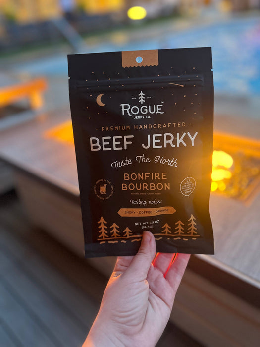 Rogue Jerky Co. - Bonfire Bourbon Beef Jerky - 2.0 OZ.