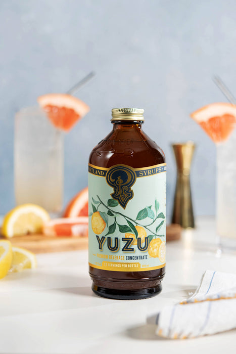 Portland Syrups - Yuzu Syrup 12oz  - cocktail / mocktail mixer