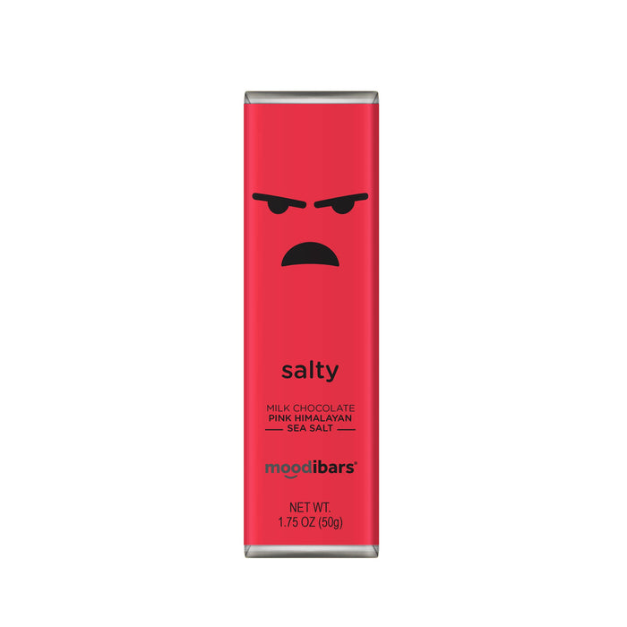 Astor Chocolate Corp. - Moodibars SALTY Milk Chocolate Pink Himalayan SeaSalt 1.75oz