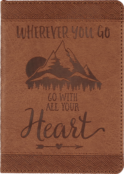 Peter Pauper Press - Wherever You Go, Go With All Your Heart Artisan Journal