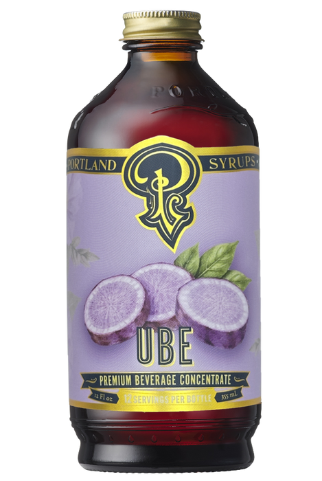 Portland Syrups - Ube Syrup 12oz - Coffee /Tea / Cocktail / Mocktail