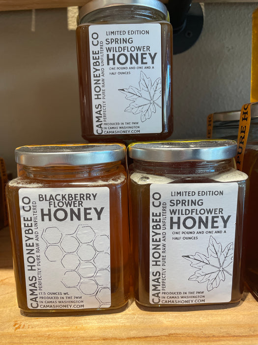 Camas Honeybee Co. Blackberry Honey 17.5 oz