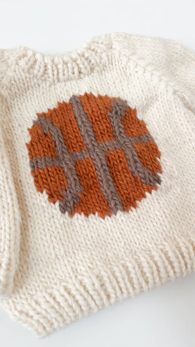 Figgy Friends - Basketball Sweater Sports School Team Baby Kid Fall Pullover