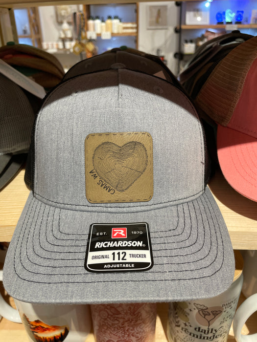 HandCrofted Camas Heart Ball Cap