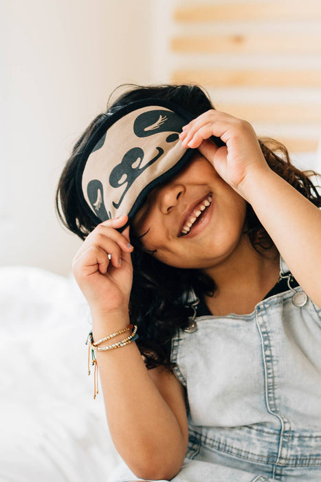 Ten Thousand Villages - Sloth Velvet Sleep Mask